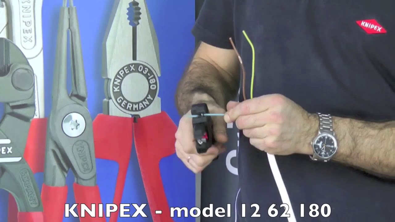 Explications détaillées de la Pince à dénuder Revolver - KNIPEX 