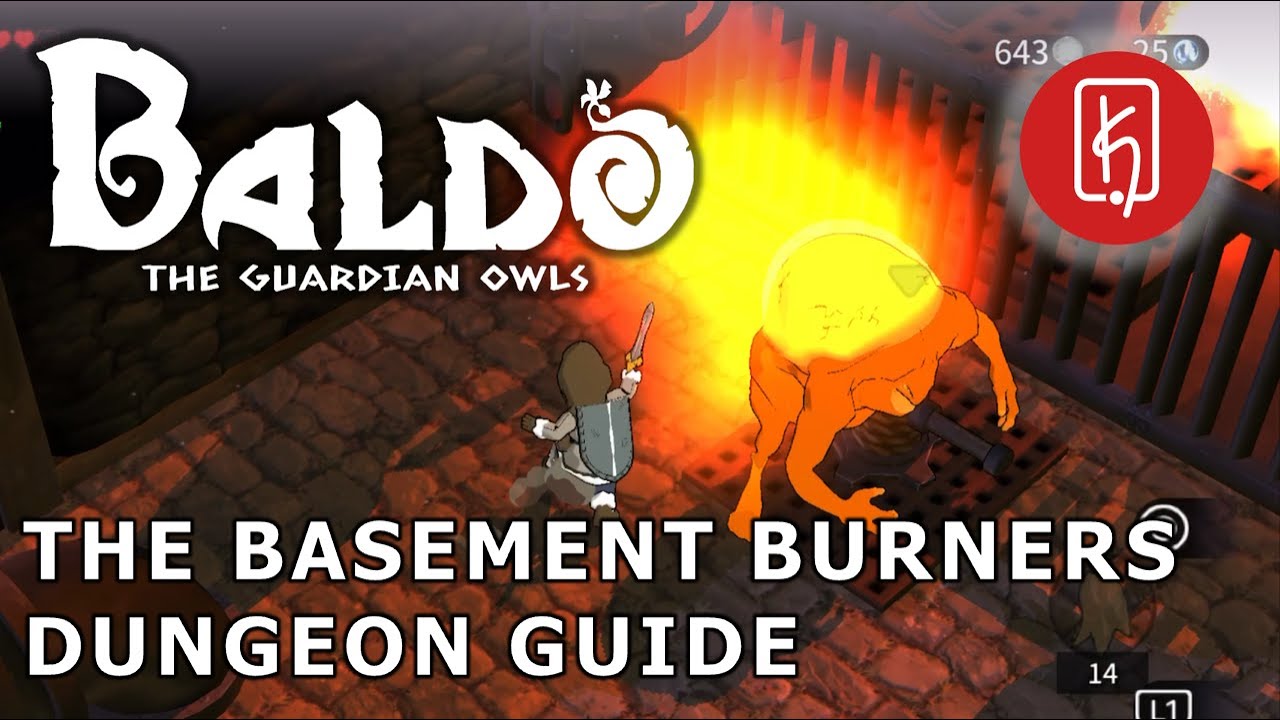 Baldo: The Owl Guardians - The Basement Burners Dungeon Guide (Complete)