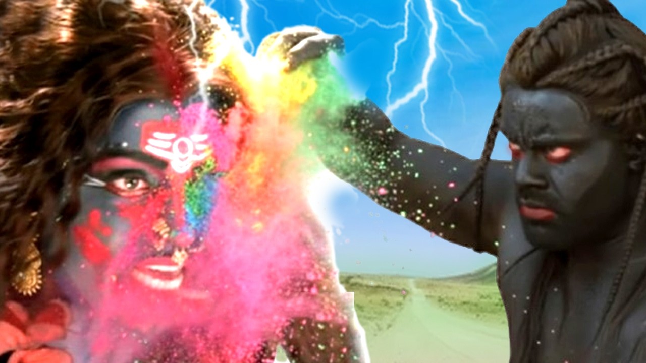 राक्षस ने जब जबरदस्ती माँ काली पर डाला गुलाल  | Jai Maa Kali @Ladla Ganesh