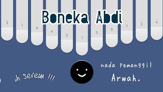 BONEKA ABDI - Kalimba Cover  #kalimba #coversong #serem