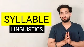 SYLLABLE LINGUISTICS PHONETICS IN HINDI