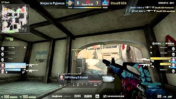Great Play by GeT RiGhT against Cloud9 - CS:GO