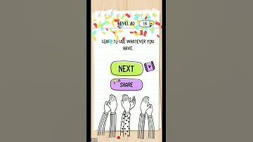 BRAIN TEST TRICKY PUZZLE LEVEL 80 SOLVED