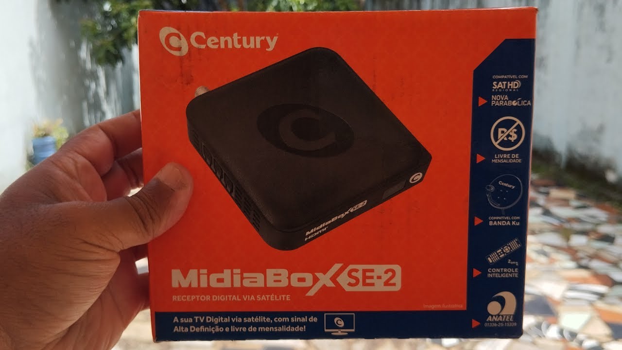 RECEPTOR DIGITAL MIDIABOX SE-2 MAIS DE 80 CANAIS VIA SATÉLITE - INSTALAÇÃO COMPLETA