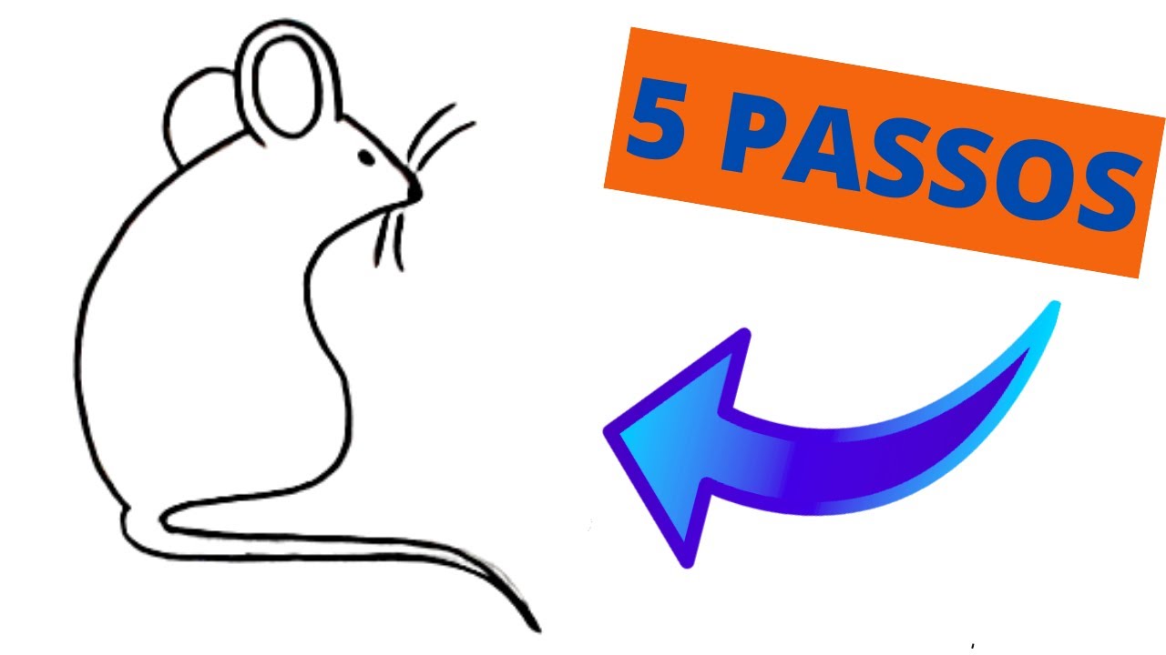 Como desenhar gato e ratos fácil instrução passo a passo