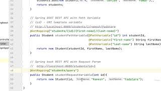 Spring Boot Fundamentals | Spring Boot REST API with Request Param   @RequestParam
