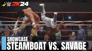 WWE 2K24 | SHOWCASE |SAVAGE VS STEAMBOAT |