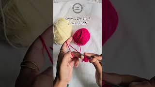 Learn how to crochet Puffed Flower Tutorial #crochet #trending #viral #tutorial #diy #easycrochet