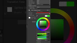 Interpolation between two colors using Lerp