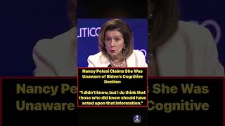 Nancy Pelosi Addresses Biden’s Cognitive Decline Controversy