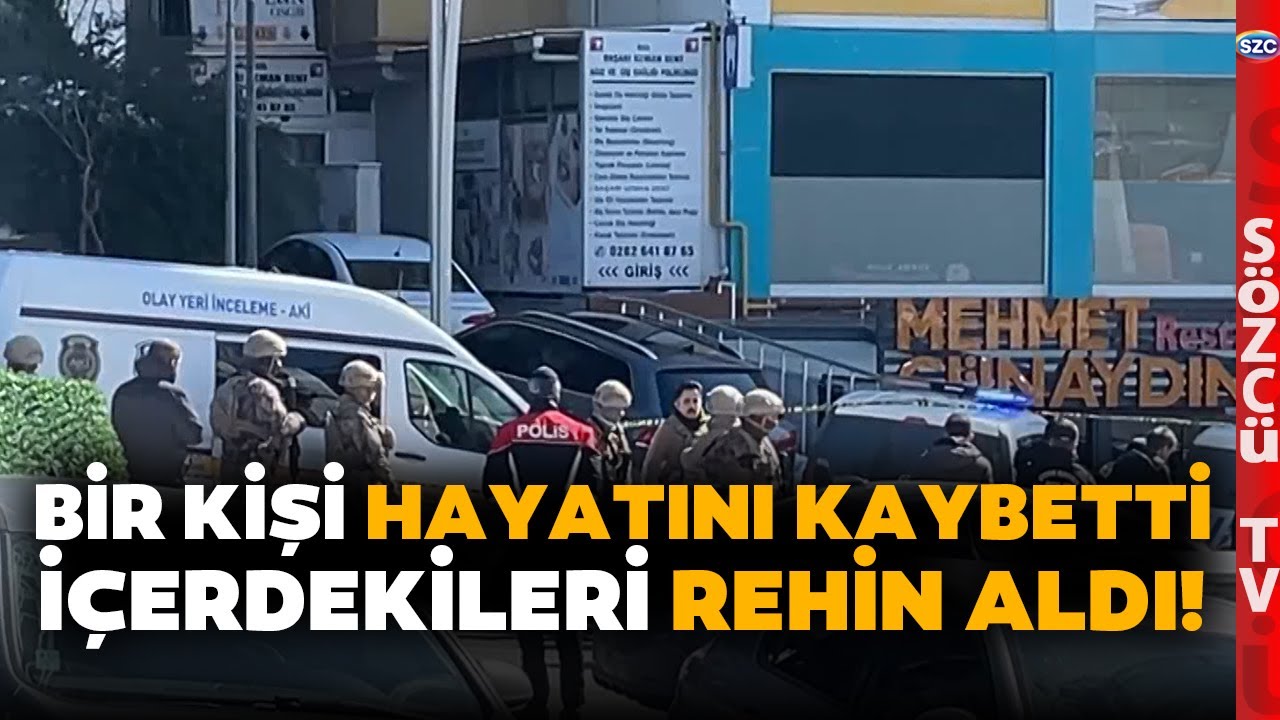 Kocaeli Gebze'de Rehine Krizi! Eski Çalışan Restoranı Bastı! Bir Kişi Hayatını Kaybetti