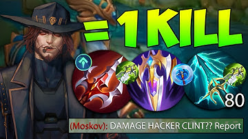 TOP GLOBAL CLINT BEST MULTIPLE CRIT DAMAGE BUILD THAT CAN ONE SHOT ENEMIES!!💀 ( INSANE DAMAGE )