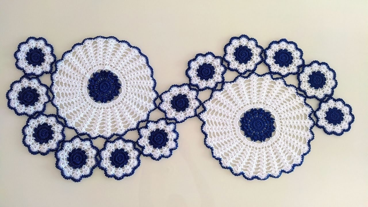 Passo a passo: Caminho de mesa com linha de seda (polipropileno)