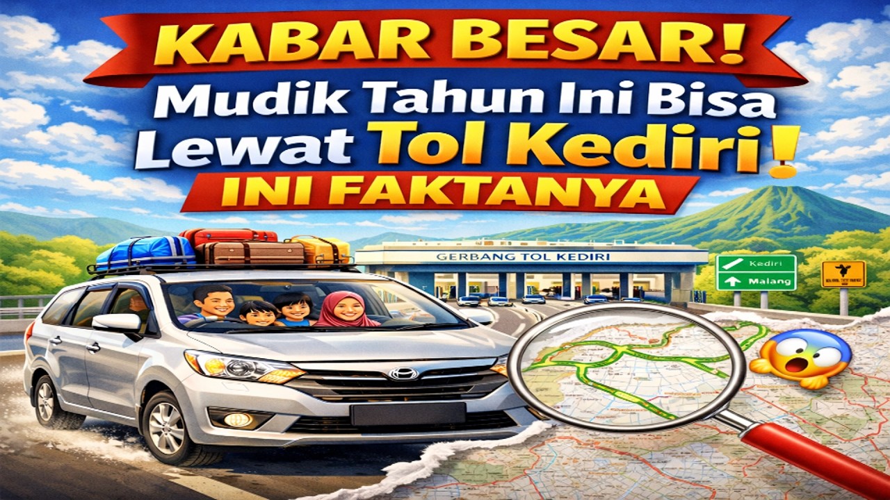 KABAR BESAR ! Mudik TAHUN ini bisa Lewat TOL Kediri ! ini Faktanya  #tolkediritulungagung