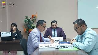 Simulacro de Audiencia ante el Juzgado de Letras de lo Contencioso Administrativo. UNAH-VS 🇭🇳