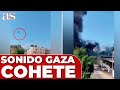 As suenan cohetes que caen en gaza  espeluznante   guerra israel palestina