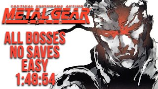 Metal Gear Solid Integral Speedrun (All bosses) | 1:48:54 | Easy | Alternate Round | No Saves