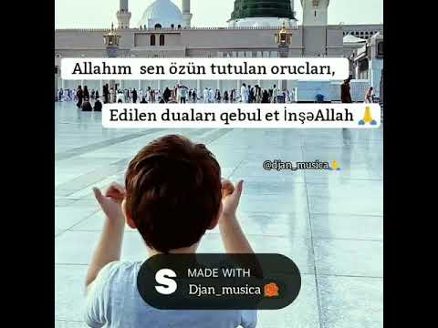 Sounds app Allah butun tutulan oruclari qebul elesin