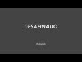 Desafinado chord progression - Backing Track Play Along Jazz Standard Bible 2
