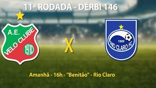 Velo Clube recebe o Rio Claro tentando quebrar tabu de 31 sem