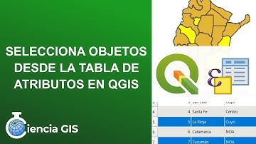 Selección de elementos desde la Tabla de Atributos en QGIS