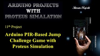 Arduino PIR Based Jump Challenge Game with Proteus Simulation screenshot 1
