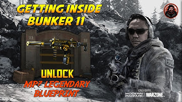 WARZONE - Getting Inside BUNKER 11 (SOLO MODE) - Unlock MP7 Legendary Blueprint "Mud Drauber"