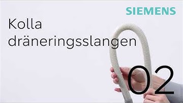 PCS011 Siemens Washing Machine Error E18 sv SE