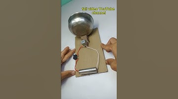 How to Make Electric bell / DIY electric bell / homemade electric bell