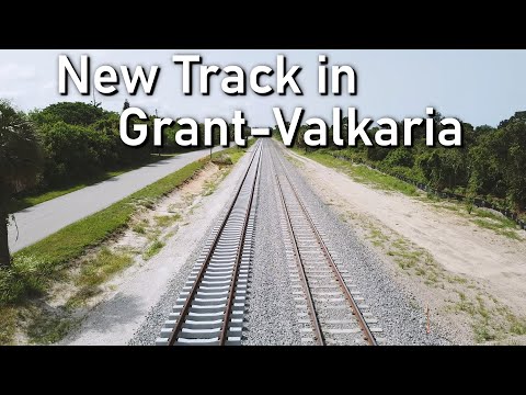 Virgin Trains USA - New Track in Grant-Valkaria, Florida - June 26, 2020