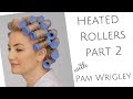 Part 2 Learn how to set hair in heated rollers-achieve glossy natural looking curl with hot rollers