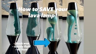 How to REPAIR your Lava Lamp without replacing ANYTHING