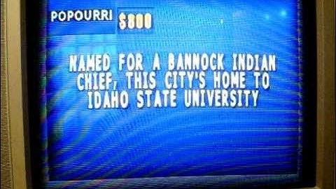 Playstation Jeopardy! 2nd Edition Run Game 13 Part 4