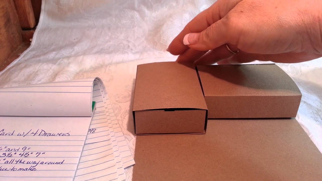 Easel Card Box with 4 Drawers Part 2 altered state of consciousness