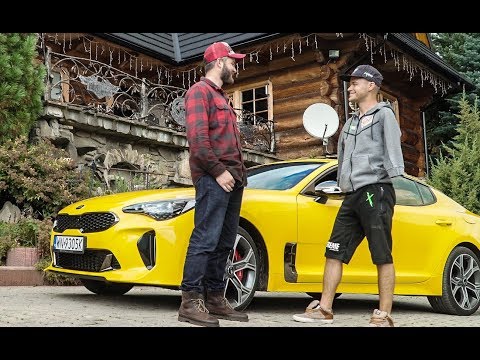 150km/h na nartach😮❗❗😃Michał Kłusak alpine skier 💪KIA Stinger 370hp❗ Pasja na krawędzi