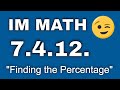 Understanding Percentages and Proportional Relationships