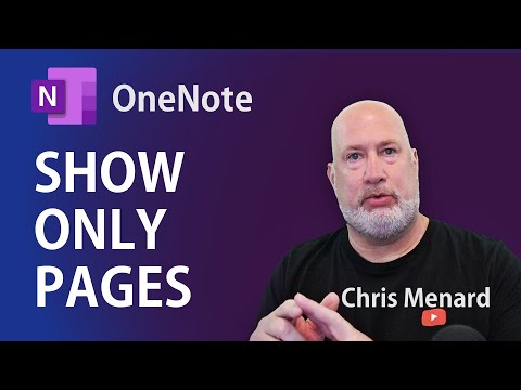 OneNote for Windows 10: Show Only Pages