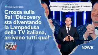 Crozza sulla Rai "Discovery sta diventando la Lampedusa della TV italiana, arrivano tutti qua!"