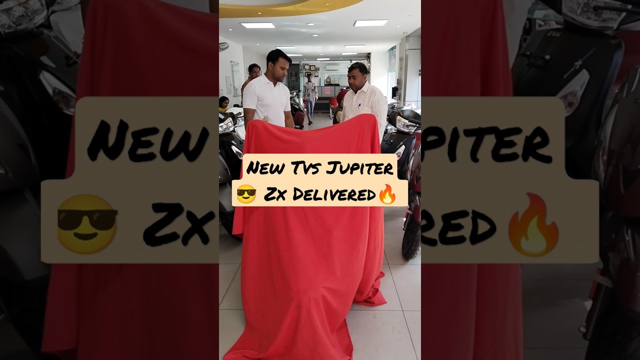 Finally New Version TVS Jupiter Zx Perpal Colour Delivered Today 