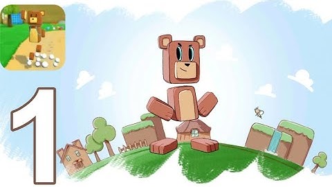 Super Bear Adventure - Gameplay Walkthrough Part 1 - Tutorial & Turtletown (Android, iOS)