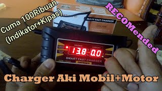 Charger Aki Mobil Digital Smart Battery Charger 12V6A