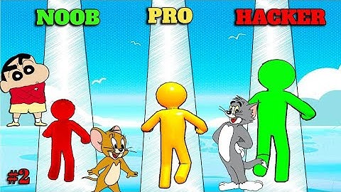 NOOB vs PRO vs HACKER | In ScaleMan | With Tom And Jerry | Clone Locker Gamer