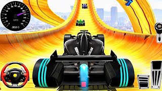 F1 Formula Car Crazy Mega Ramp Racing - Impossible Monster Truck Stunts Driving : Android Gameplay screenshot 5