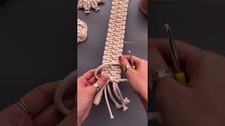 Athlete Statistics Macrame Candle Holder #macrametutorial #macramedecor