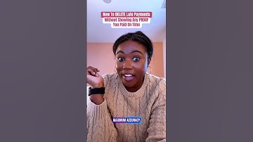 3 Secret Ways To Delete Late Payments From Your Credit Report 2025