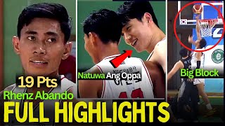 Full Game Highlights | Rhenz Abando Nagpasiklab Sa Korea | Impressive Game