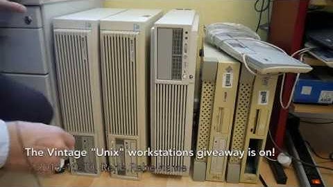 The ultimate Unix workstation giveaway! 2x HP/PA-RISC + 2x Sun Ultra5