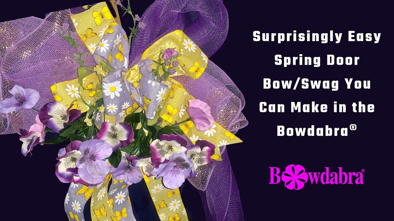 Ultimate Bowdabra Bow Making Kit & Spring Ribbon Collection - Bowdabra