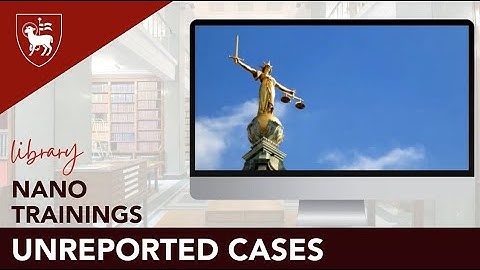 Nano Trainings: Unreported Cases