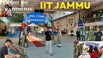 61st BSF Raising Day 🇮🇳 || BSF Weapon || BSF dog show  || BSF Band #bsf #army #iitjammu #iit #vlog 